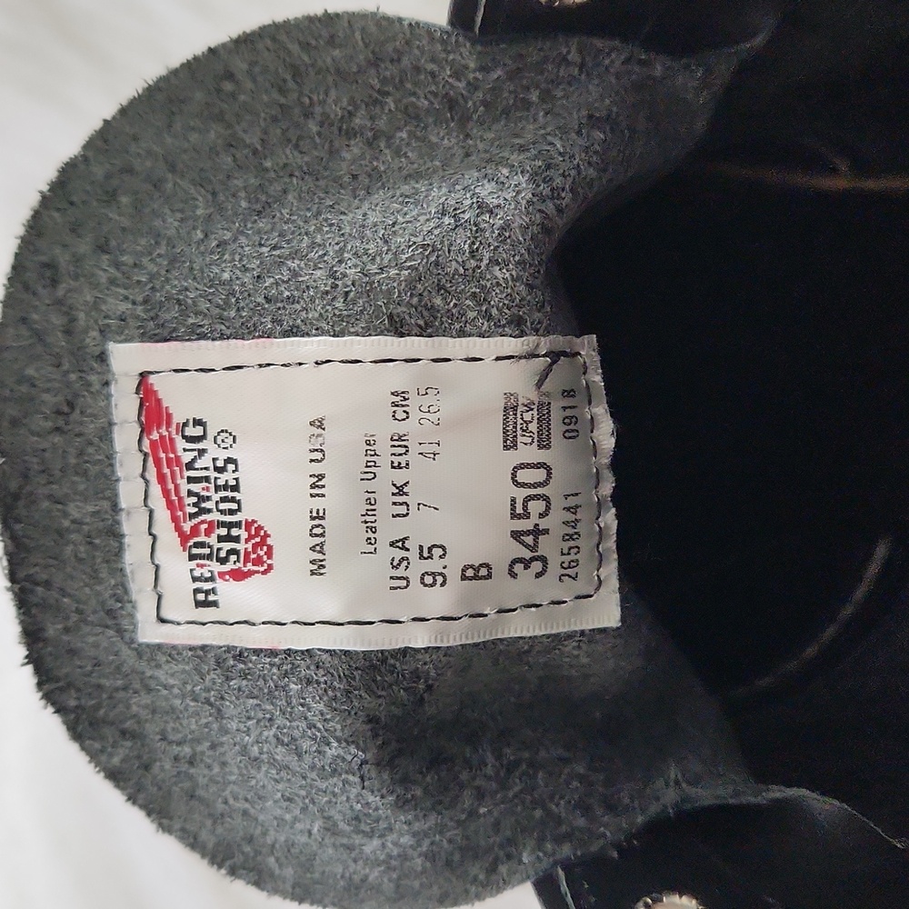 Red Wing Shoes Heritage 6 Inch Boots W9.5 Black - Picture 2 of 10